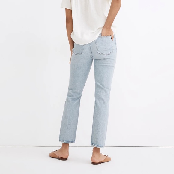 NWT Madewell High Rise Slim Crop Boyjean Dumas Ripped Wash sz 26 - Picture 4 of 10